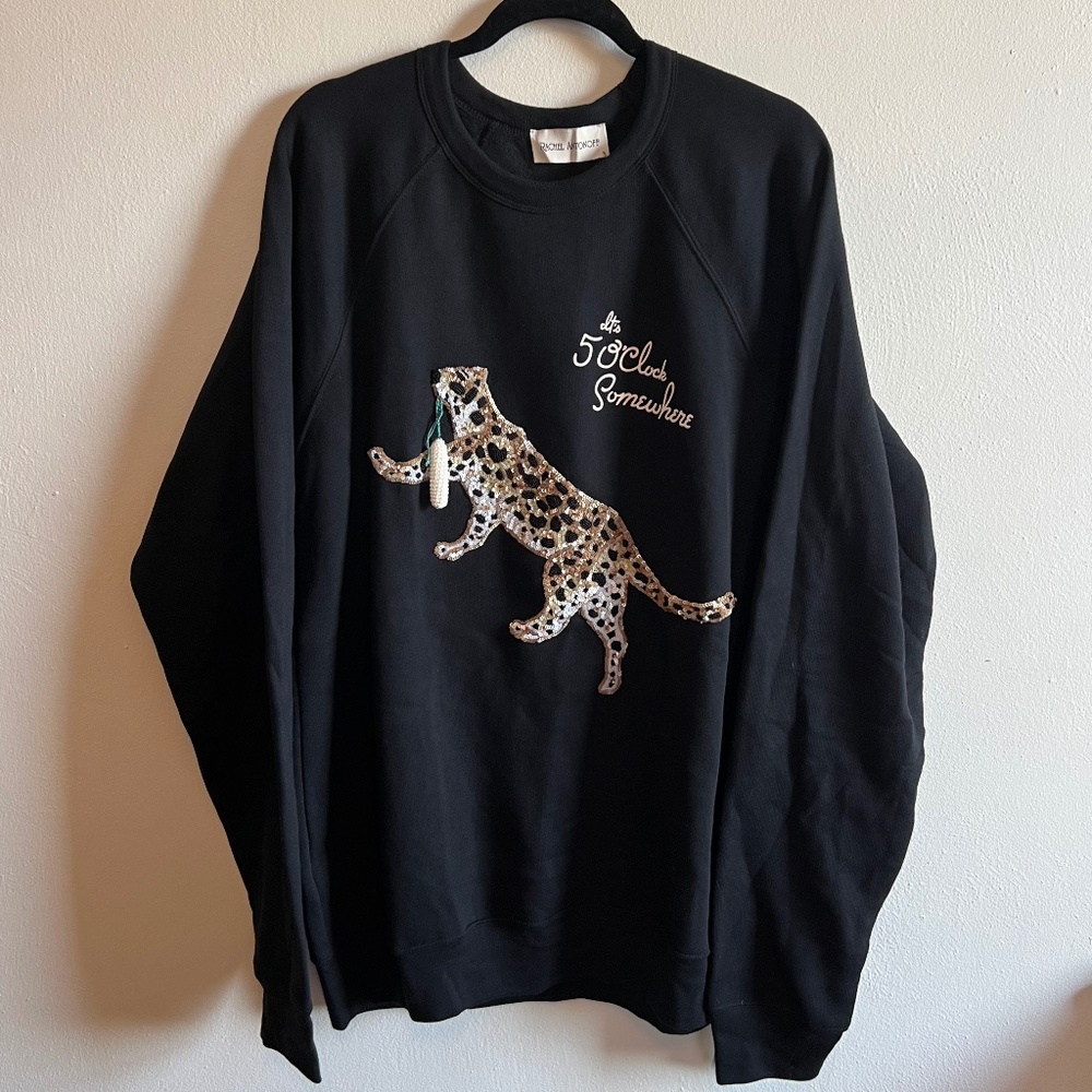 Rachel Antonoff Happy Hour Tampon Sweater NWT